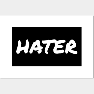 Hater Posters and Art